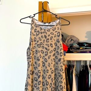 Large leopard print maxi